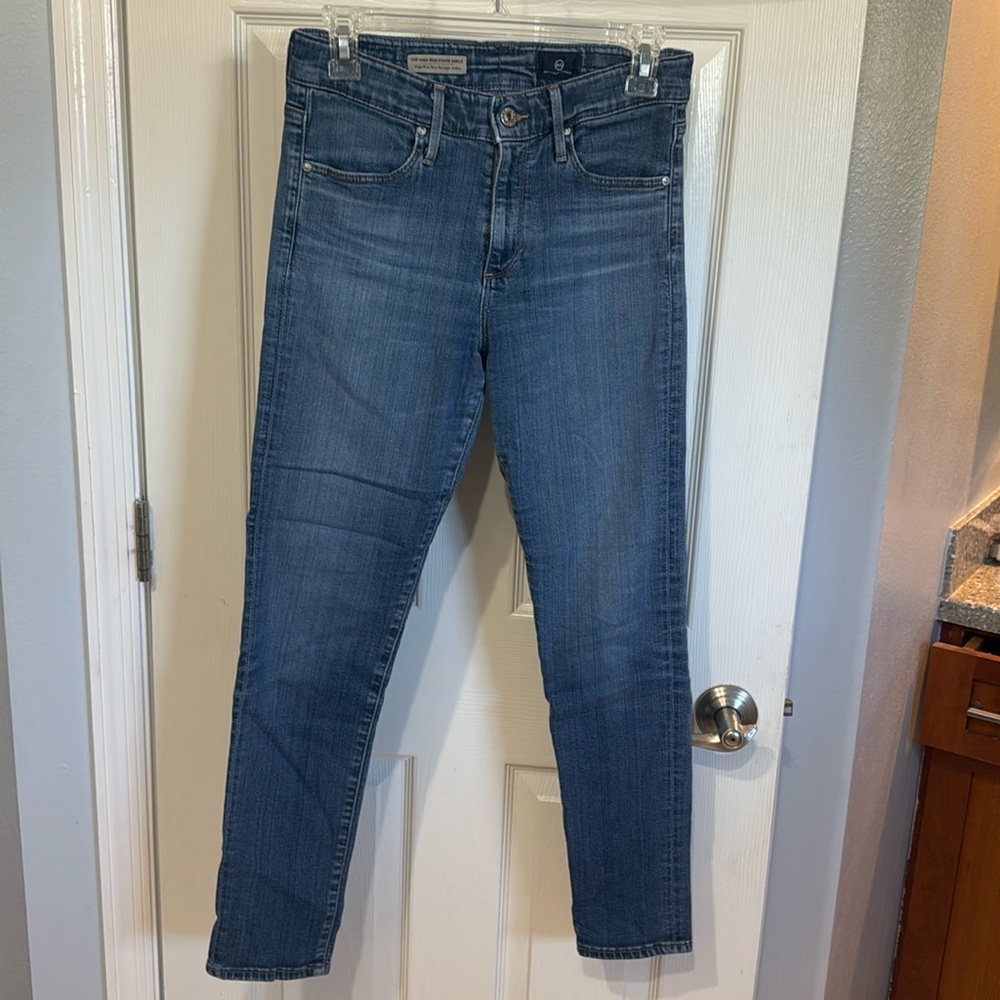 AG High Rise Stevie Ankle jeans size 27R